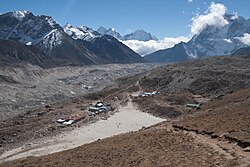 Gorak Shep is about a three-hour walk to South EBC (Everest Base Camp).[233]