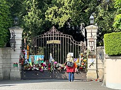 Turner's home, Villa Algonquin in Küsnacht, Switzerland, two days after her death
