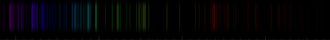 Color lines in a spectral range