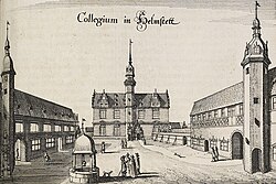 Georg Calixtus taught at the University of Helmstedt during the Syncretistic controversy.