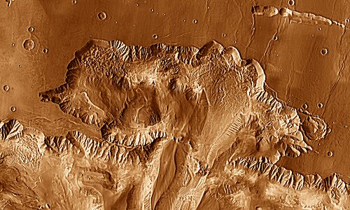 Ophir Chasma THEMIS mosaic