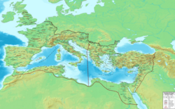 The Roman Empire and its administrative divisions, c. 395