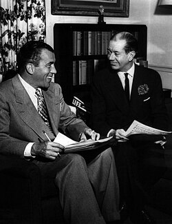 Ed Sullivan with Cole Porter in 1952