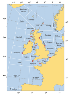 UK Shipping map