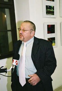 Hancock during a sponsored visit to the US Embassy in Bratislava, Slovakia, 10–14 January 2005.