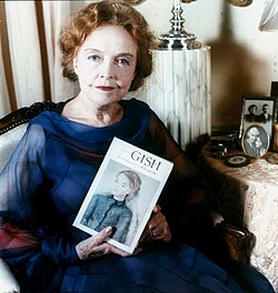 Gish at 80 years of age, 1973