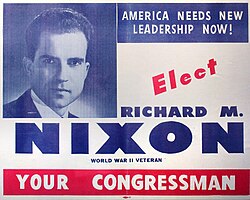 Nixon's 1946 congressional campaign flyer
