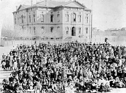 The Los Angeles branch of the California State Normal School, 1881