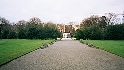 The Gardens located behind Earlsfort Terrace donated and renamed in his honour by UCD in 1908