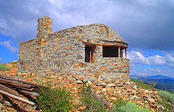 SPRR fire lookout station built in 1909 on Red Mountain above Cisco, CA. (abandoned 1934)