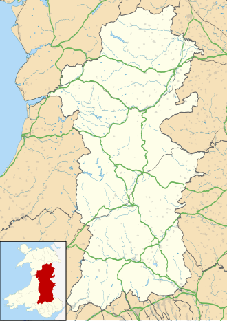 Llanwrtyd Wells location map