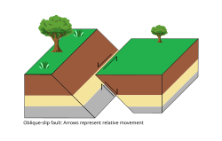 Oblique-slip fault