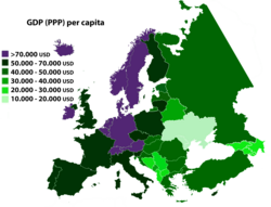 GDP (PPP) per capita (including non-EU countries)