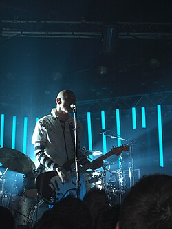 Corgan performing in 2007