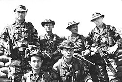 ARVN and US Special Forces, 1968