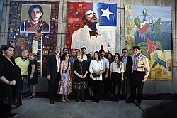 Commemoration of Orlando Letelier, a former Chilean minister, who was assassinated by Pinochet's secret police in Washington, D.C., in 1976