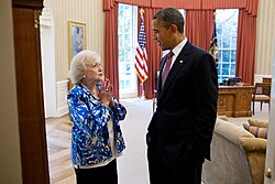 White with President Barack Obama in the Oval Office, June 2012