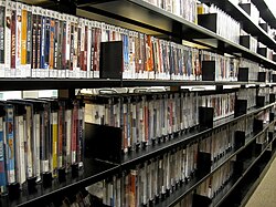 A portion of the circulating DVDs
