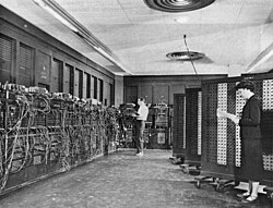 ENIAC, the first general-purpose electronic computer, was completed at Penn in 1946