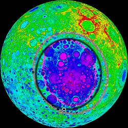 Topographical map of the South Pole–Aitken basin based on Kaguya data provides evidence of a massive impact event on the Moon some 4.3 billion years ago