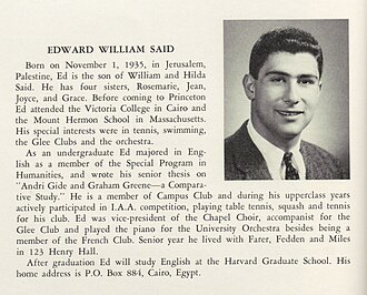 Said in the Princeton University yearbook, 1957