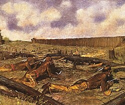 Siege of Fort Detroit during Pontiac's War in 1763