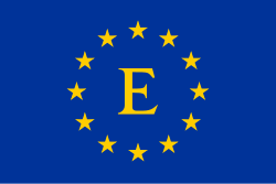 "Flag and emblem" for the European Communities proposed in the 1985 Adonnino Report[108]