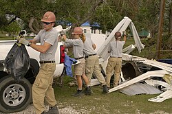 AmeriCorps volunteers, Louisiana, 2005