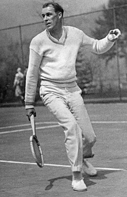 Bill Tilden, a joint all-time record holder in men's singles