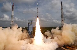 Earth Observation Satellite EOS-08 launched by the SSLV-D3 from Satish Dhawan Space Centre, Sriharikota