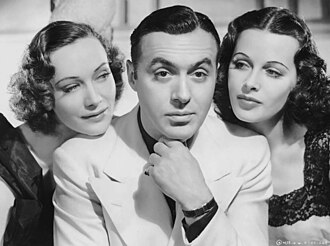 Sigrid Gurie, Charles Boyer, and Hedy Lamarr