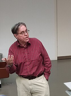 Dave Stevenson on a lecture