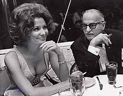 Zanuck with Irina Demick in 1964