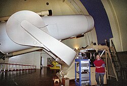 Quaoar was discovered using the Samuel Oschin telescope at Palomar Observatory