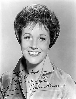 Publicity photo of Andrews c. 1965