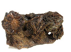 Jarosite crystals from Sierra Peña Blanca, Aldama, Chihuahua, Mexico (5.6 × 3.1 × 1.6 cm)