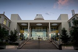 The Eyring Science Center on the campus of Brigham Young University (BYU) in Provo, Utah