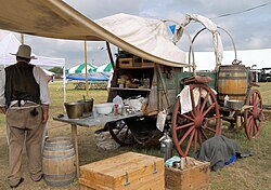An authentic chuckwagon, Texas 2007