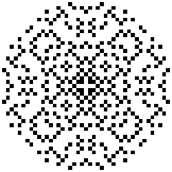 All Gaussian primes with norm squared less than 500