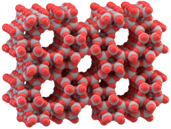 Aluminosilicate family, the 3D model of synthetic zeolite ZSM-5