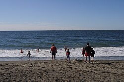 The Pacific coast of Westport