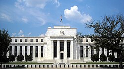 The Eccles Building in Washington, D.C. houses the main offices of the Board of Governors of the Federal Reserve.