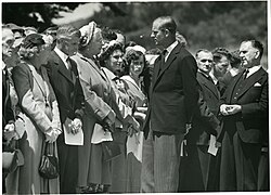 Prince Philip, Duke of Edinburgh, Karori Cemetery, 31 December 1953