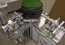 Magnetic sector mass spectrometer used in isotope ratio analysis, through thermal ionization.