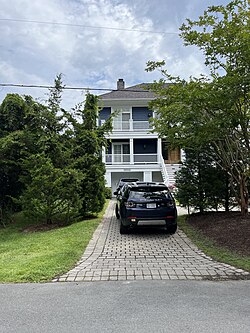President Joe Biden and First Lady Jill Biden's beach house in the North Shores, Delaware neighborhood which served as their Summer White House; photo taken in 2022.