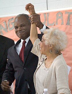 Dee with Congressman David Scott in 2006