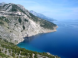 Makarska Riviera in Dalmatia, Croatia