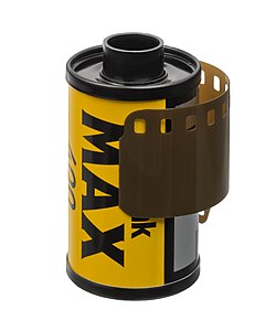 A roll of Kodak 135 film for cameras