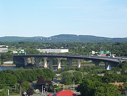 Veterans Remembrance Bridge carrying I-395 between Bangor and Brewer