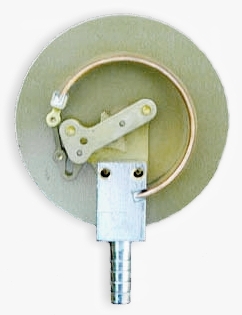 Mechanical side with Bourdon tube